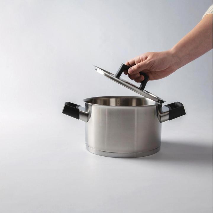 Immagine prodotto BergHoff Pentola di cottura con coperchio Ron Line (20 cm, Pentola, Acciaio inossidabile)