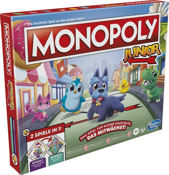 Immagine prodotto Monopoly Junior 2 giochi in 1 (Tedesco)