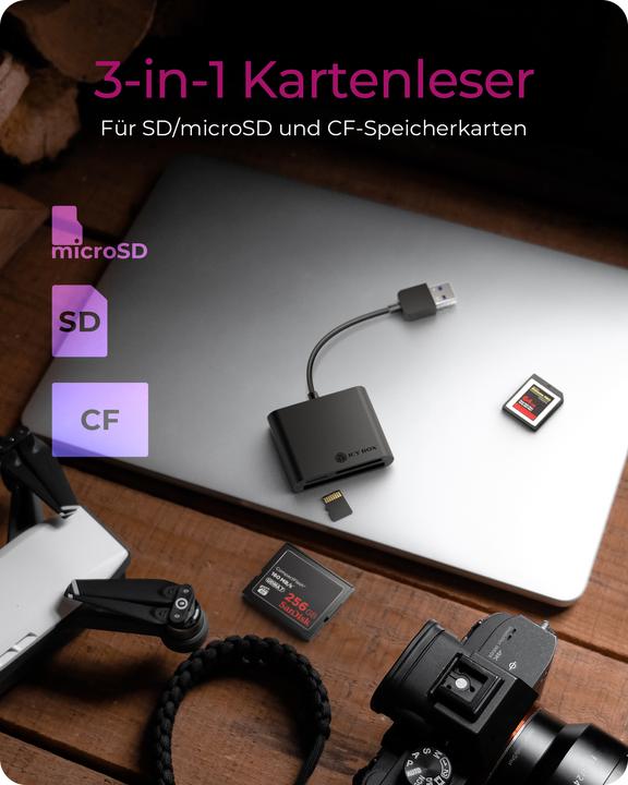 Image du produit Icy Box IB-CR301-U3, USB3.0 Multi-Card (USB 3.0)
