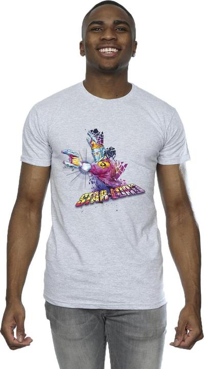 Image du produit - T-shirt GUARDIANS OF THE GALAXY ABSTRACT STAR LORD - Homme (3XL)