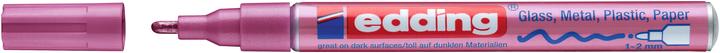 Produktbild Edding Glanzlack-Marker 751 (Pink Metallic, 2 mm, 10 x)