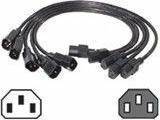 Actual product image APC Power cable kit 10A 100-230V C13toC14 (0.61 m)