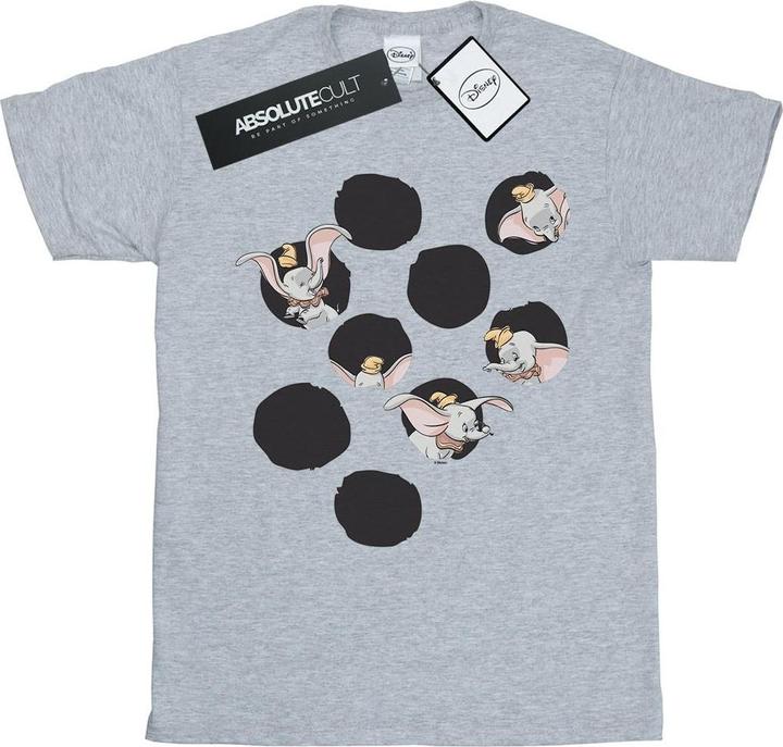 Actual product image Disney Womens/Ladies Dumbo Peekaboo Cotton Boyfriend T-Shirt (M)