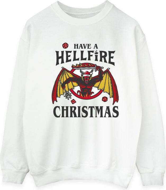 Netflix Stranger Things Hellfire Christmas Sweatshirt (XXL)