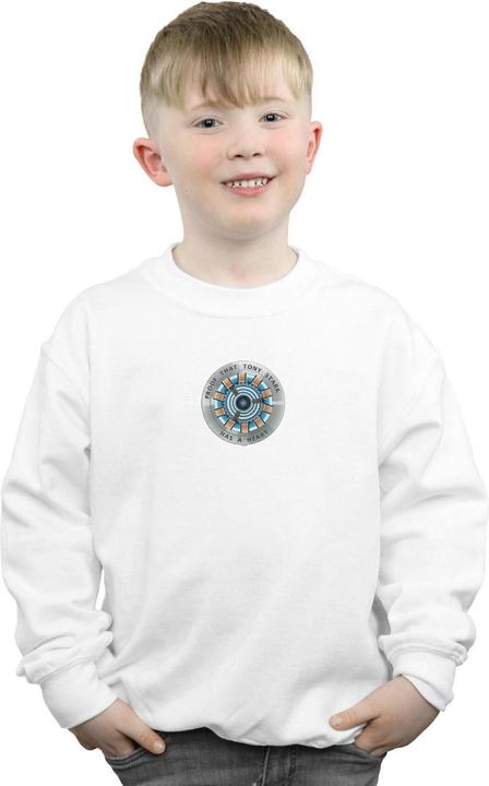 Produktbild Jungen Avengers Endgame Tony Stark Herz Sweatshirt (152, 158)