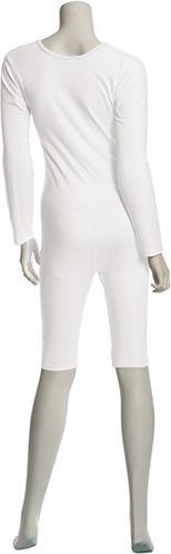 Produktbild Suprima Pflegebody Langarm L unisex mit teilbarem Reissverschluss am Bein weiss (L)