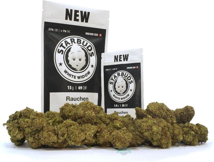 Image du produit Starbuds Veuve blanche (15 g, Intérieur)