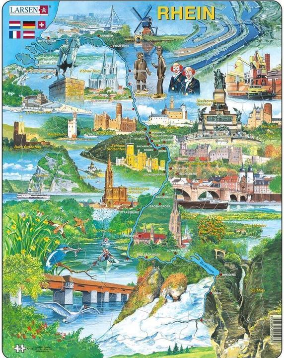 Produktbild Larsen Puzzle - Rhein