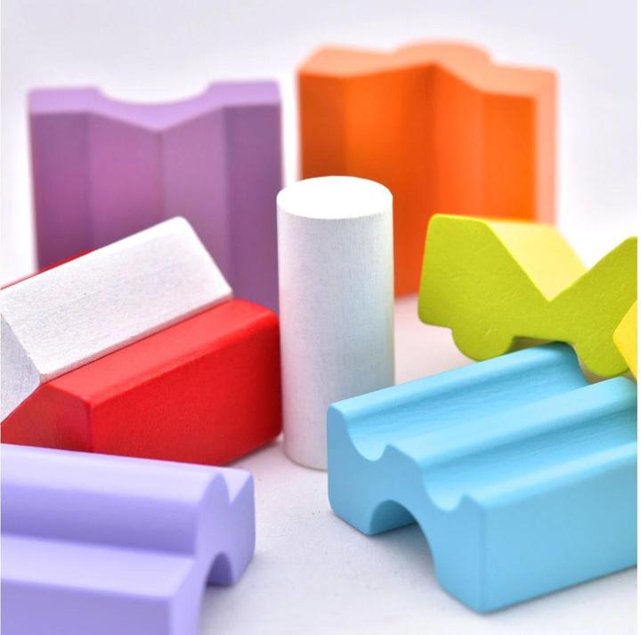 Actual product image Cubika Wood stacking tower medium