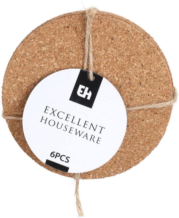 Actual product image Furber Glasuntersetzer Kork (6 x, Glass coaster)