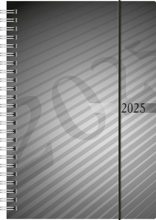 Actual product image rido/idé 7021102905 Book calendar model futura 2 (2025)| 2 pages = 1 week| A5| 160 pages| PP (German)