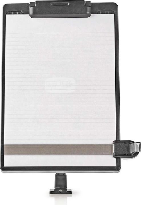 Produktbild Nedis Vorlagenhalter Ergonomischer Aktenhalter Vollbeweglich Tischhalterung Schwarz Grau/Schwarz, ER (1 x)