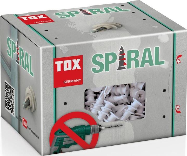 Image du produit Tox Chevilles pour plaques de plâtre Spiral (50 pcs)