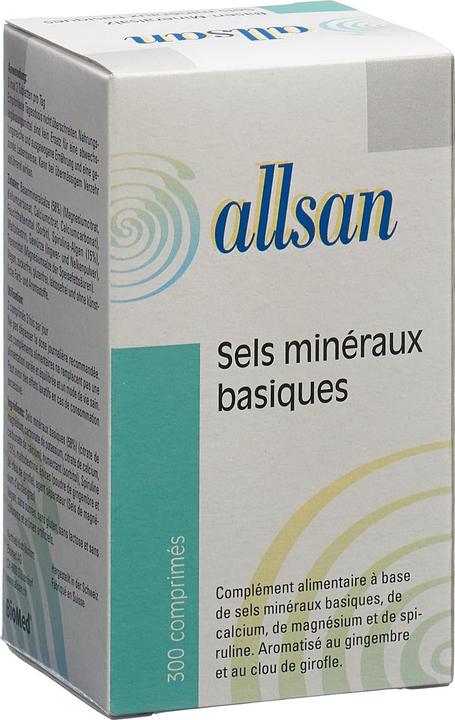 Immagine prodotto Allsan Compresse di sale minerale alcalino (300 Pezzo/i, Pillole, 230 g)