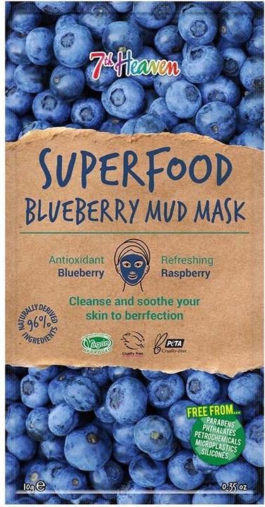 Immagine prodotto 7th Heaven Montagne Jeunesse Maschera di fango al mirtillo Superfood 10g