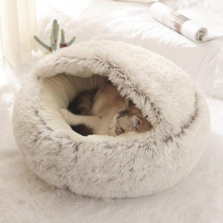 Produktbild Hermex Katzenbett Katzennest Katzensofa Katzenliege Katzenhöhle Katzenhaus (Katze)