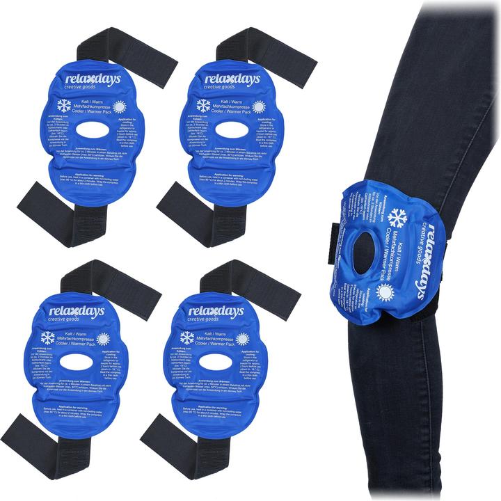 Produktbild Relaxdays Knie-Kühlpads (4 x, 1080 g)