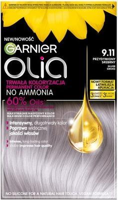 Garnier Olia Hair Color 911 Smoky Silver - Eine lebendige Haarfarbe für einen atemberaubenden Look (911 Smoky Silver)