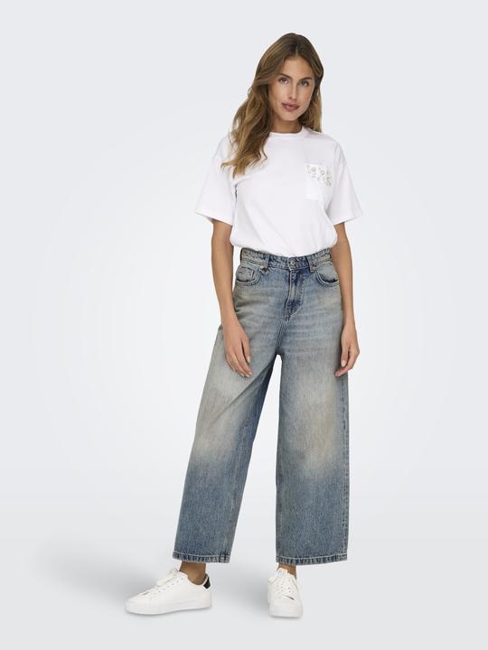 Produktbild Only ONLLAFAYETTE Mittlere Taille Weiter Beinschnitt Jeans Jeans mit weitem Bein (26)