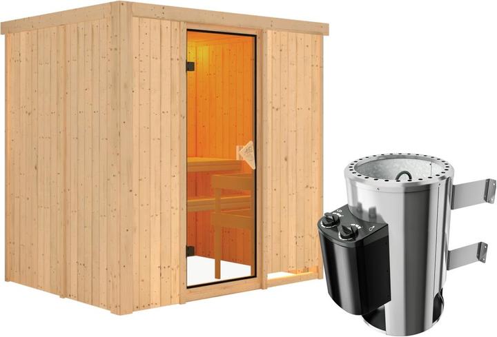 Produktbild Karibu Fanja ohne Dachkranz (Plug & Play 3,6 KW interne Steuerung)