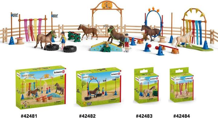 Actual product image Schleich Pony Agility Training