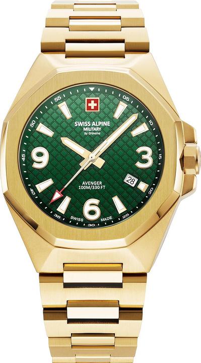 Actual product image Swiss Alpine Military 7005.1114 Avenger Men's Watch 42mm 10ATM (Sports watch, 42 mm)