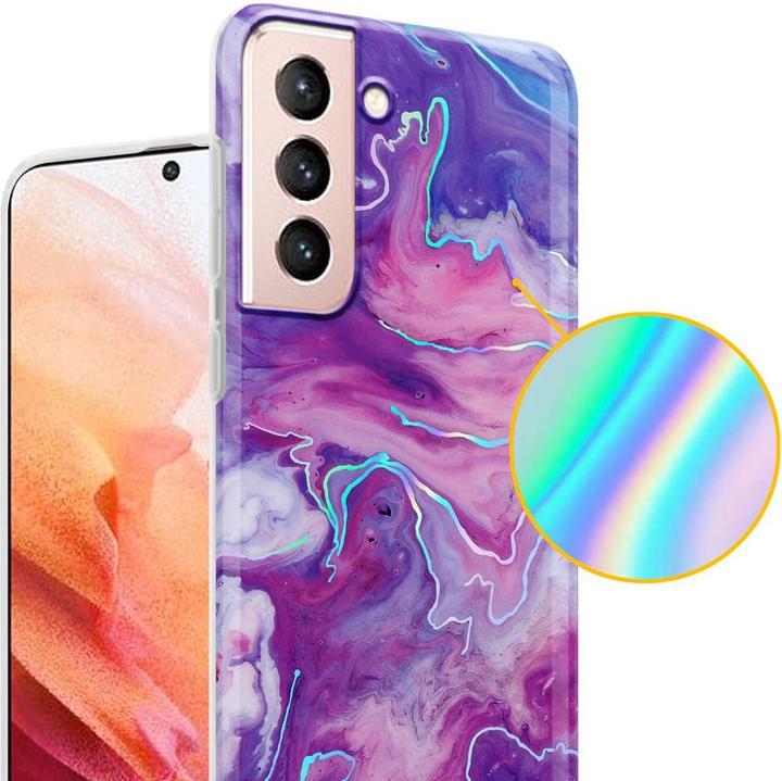 Actual product image Cadorabo IMD TPU Colorful Marble Cover (Samsung Galaxy S21 5G)