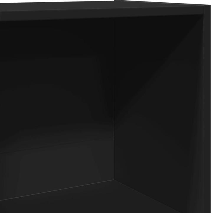 Actual product image VidaXL Bücherregal Standregal Büroregal Aktenregal Aufbewahrungsregal Schwarz (40 x 30 x 114 cm)