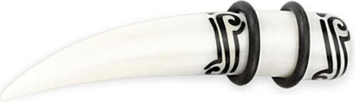 Produktbild Star Piercing Expander Tribal aus Knochen (Organisch)