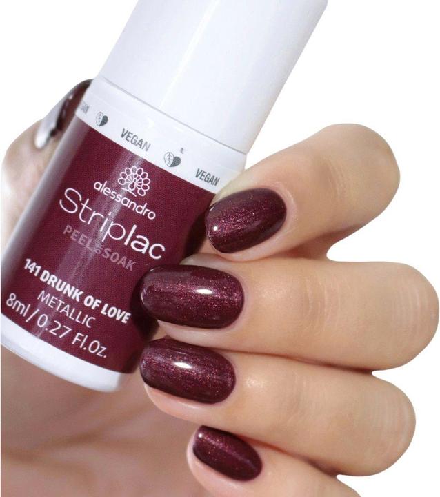 Immagine prodotto Alessandro Striplac Peel or Soak - Drunk of Love (Metallico, Rosso, Marrone, Smalto pelabile)