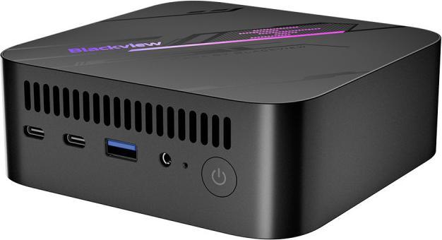 Actual product image Blackview Mini PC MP100 Ryzen 7-5700U 32GB SSD 1TB Win 11 Pro Czarny (AMD Ryzen 7 5700U, 32 GB, 1000 GB, AMD Radeon Graphics)