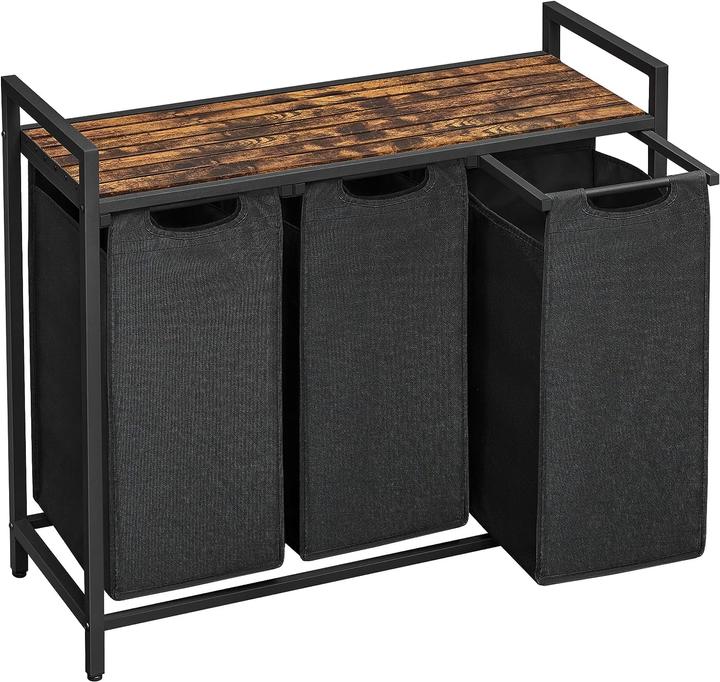 Rustic brown, Black