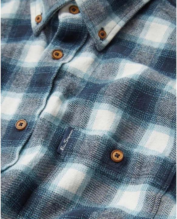 Actual product image Ben Sherman shirt ben sheran brushed obre check (M)