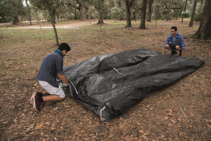 Actual product image Bestway Pavillo Sierra Air Pro X6 (Inflatable tent, 28.80 kg, 9+ people)