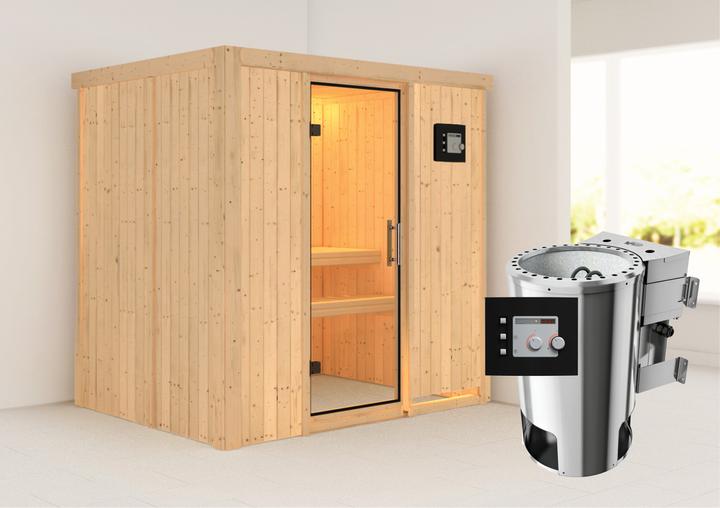 Produktbild Karibu Fanja ohne Dachkranz (Plug & Play 3,6 KW - Bio externe Steuerung)