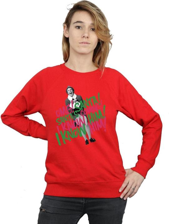 Immagine prodotto Elf Santa's Coming Felpa Donna (L)