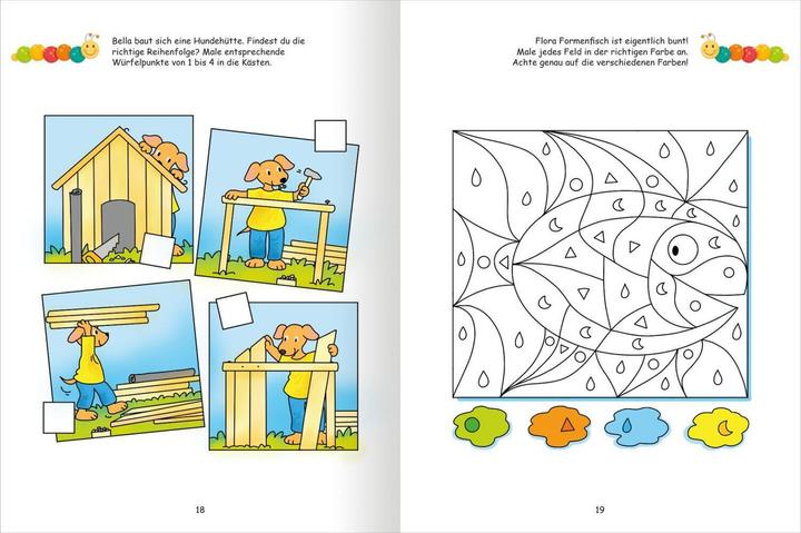 Actual product image Lernraupe - My exercise book - Brain games (German)
