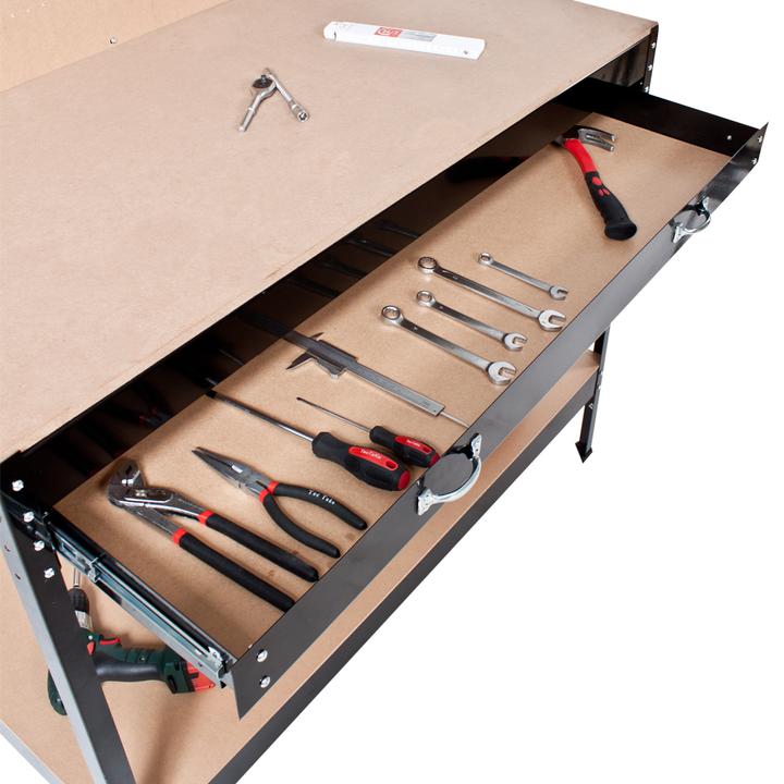 Produktbild tectake Werkbank (60 cm, 120 cm)