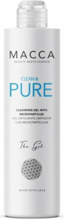 Produktbild Macca Cosmetics CLEAN & PURE cleansing gel with microparticles 200 ml (Schaum, 200 ml)