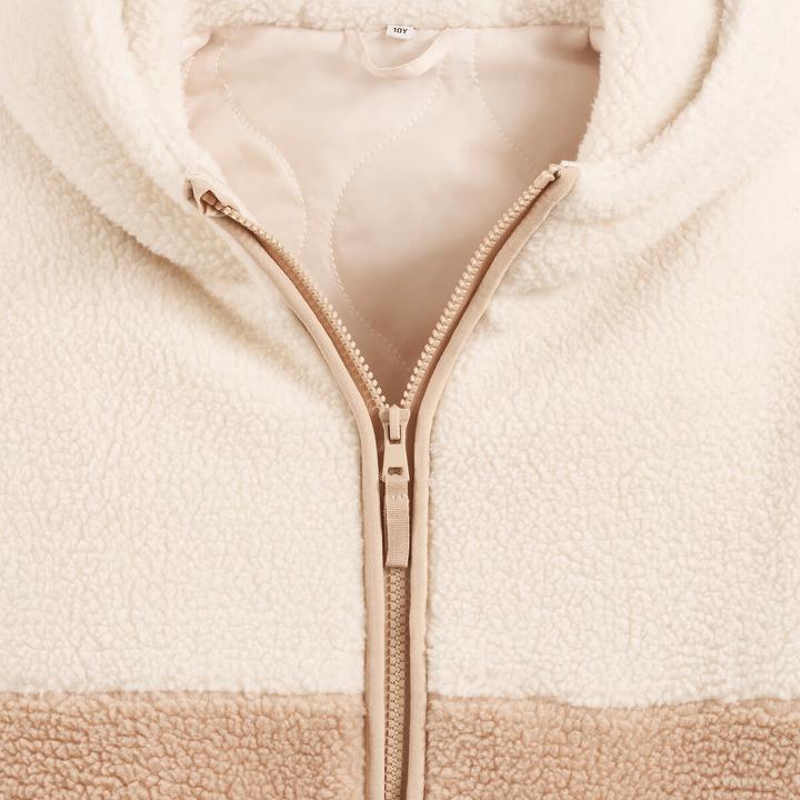 Produktbild La Redoute Collections Teddyfleece-Jacke mit Kapuze (120 B)