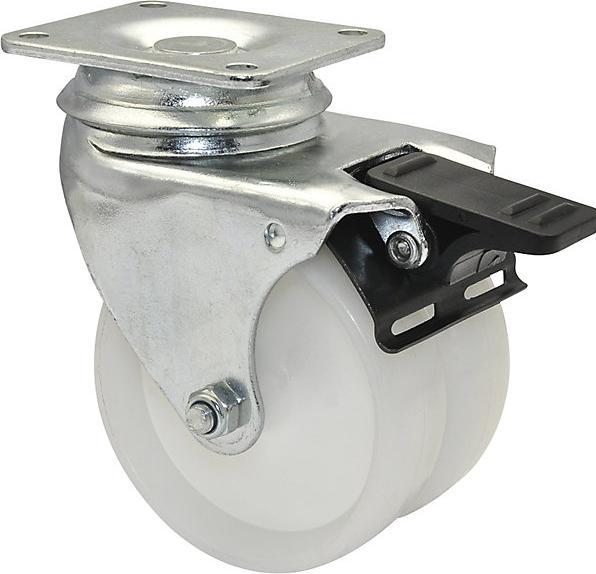 Actual product image Wagner System ECO light duty double swivel castors, wheel Ø 75 mm, pack of 4, swivel castor