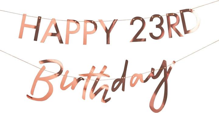 Image du produit Ginger Ray Guirlande personnalisée Happy Birthday