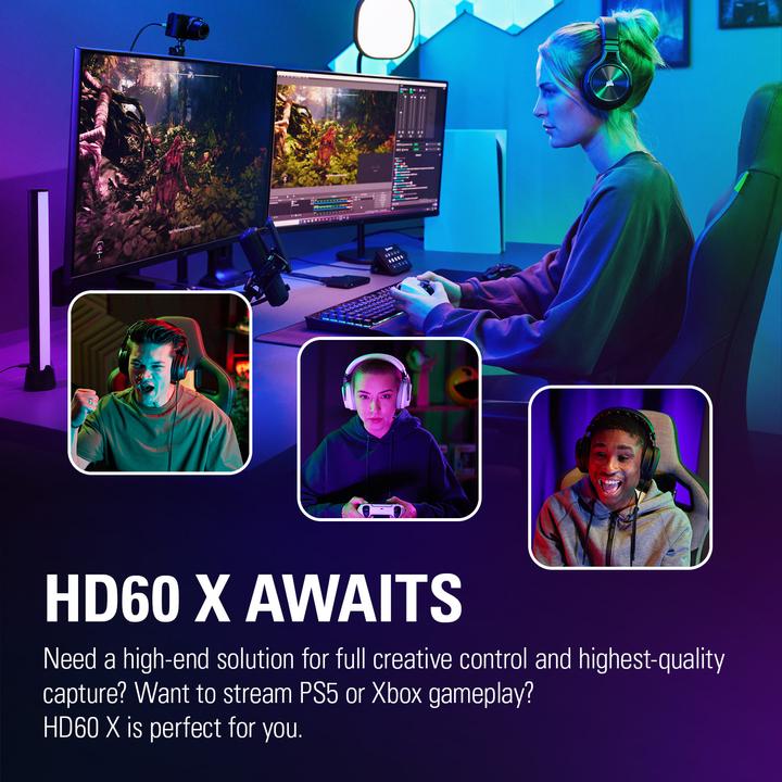 Immagine prodotto Elgato HD60X (PC, PS5, Xbox Series X, Xbox Serie S)