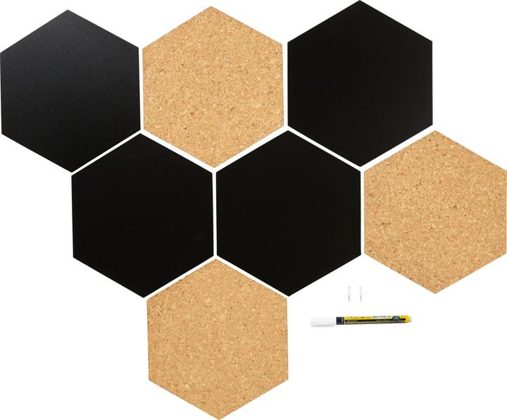 Produktbild Securit Kork+Kreidetafel (Pinnwand, 23 x 21 cm)
