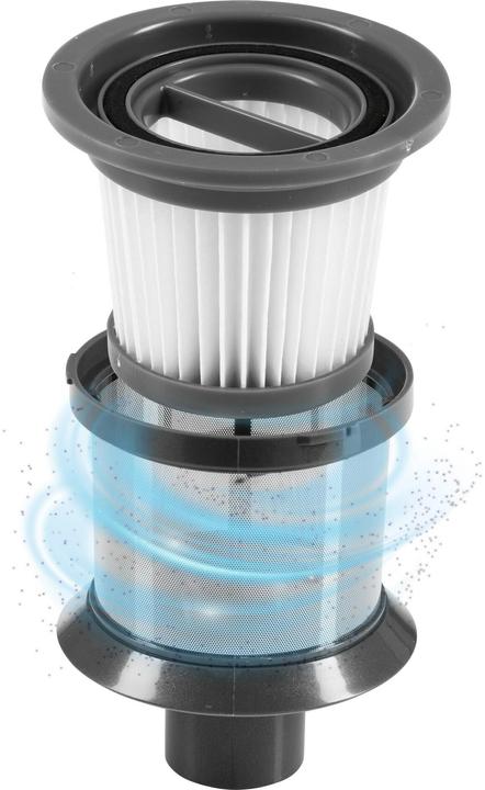 Image du produit CleanMaxx Aspirateur à main et à manche sans fil Anthracite/Bleu