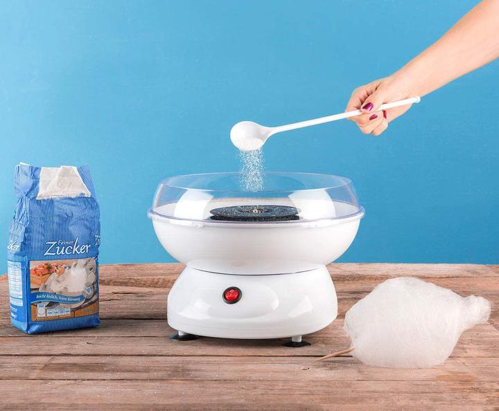Produktbild Rosenstein & Söhne Zuckerwatte-Maschine mit spülmaschinenfesten Aufsätzen