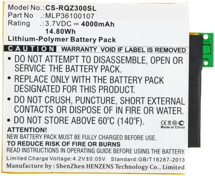 Image du produit CoreParts Batterie pour tablette Verizon (4000 mAh)