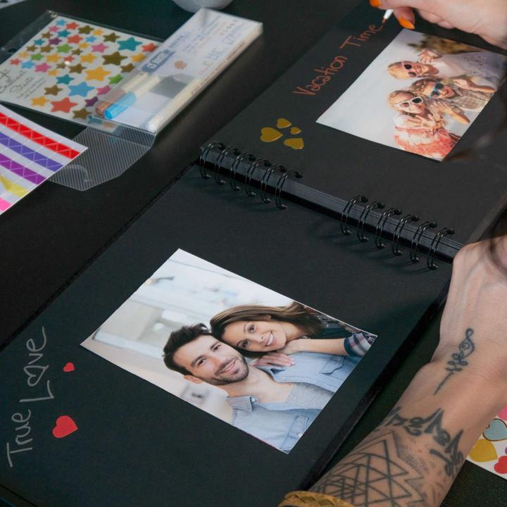 Immagine prodotto Intirilife Album fotografico da creare da soli con rilegatura a spirale