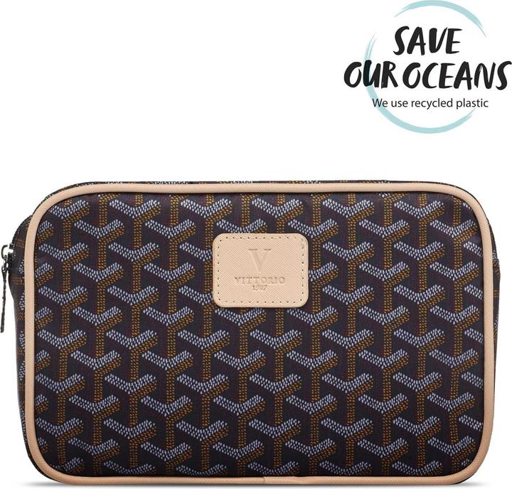 Cimi Vittorio - Mens Washbag - Graphic Print