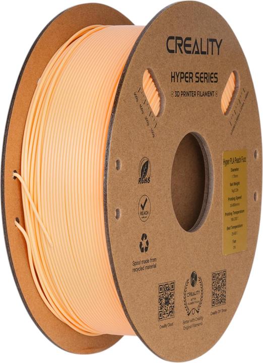 Creality Filament PLA Hyper, Peach, 1.75 mm, 1 kg (PLA, 1.75 mm, 1000 g, Rosa)